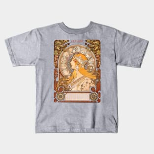 Calendar and Zodiac for La Plume Kids T-Shirt